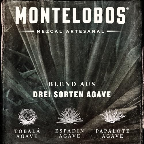 Montelobos Ensamble Mezcal – Mezcal aus 100% Agave – Sanft geröstet über Vulkanstein – Authentisch, charaktervoll & ausgewogen – 1x 0,7L Genuss aus Mexiko