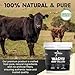 Stellar Wagyu Beef Tallow – Premium 100% Pure Rendered Beef Fat | Grass-Fed, Keto & Paleo Friendly, Gluten-Free, No Preservatives | Perfect for Frying, Cooking, & Skincare (3 lb)