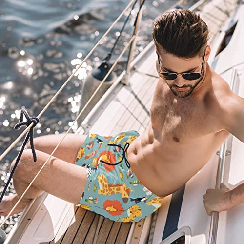 Short de plage à séchage rapide résistant au chlore pour hommes actifs