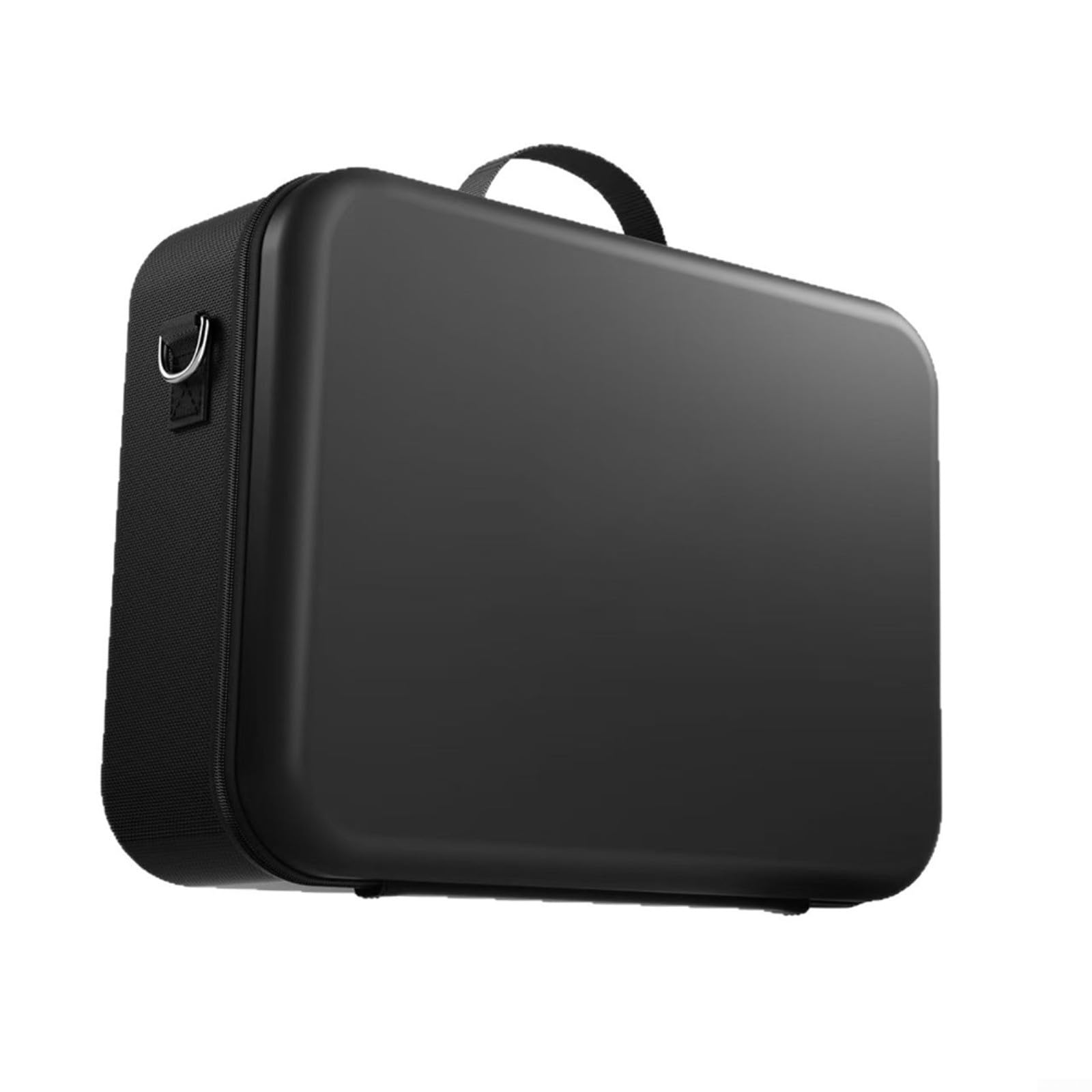 Custodia per Nintendo Switch 2, robusta custodia in EVA + PU con molto spazio, custodia impermeabile per console e accessori, compatta e leggera, nera (doppio manico)