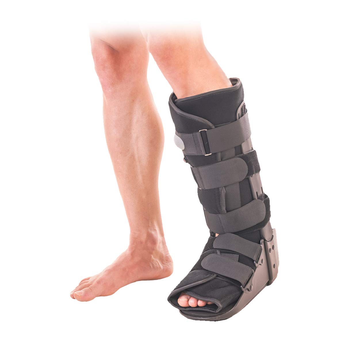 Long Foot Walker Boot with Airway for Full Protection and Rigid Immobilization for Men and Women (Size Medium)