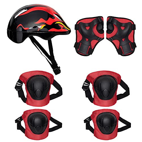 Zippy Toys Kit de Proteção Vermelho, 7 Peças, Recomendado Para Crianças Acima de 3 anos, Material de Ótima Qualidade e Durabilidade Perfeito para Recreação e Diversão Garantida