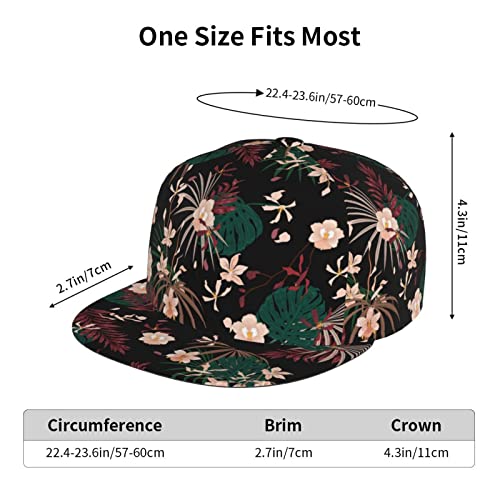 Gorra de béisbol Tropical Hawaiian floral unisex ajustable miniatura 6