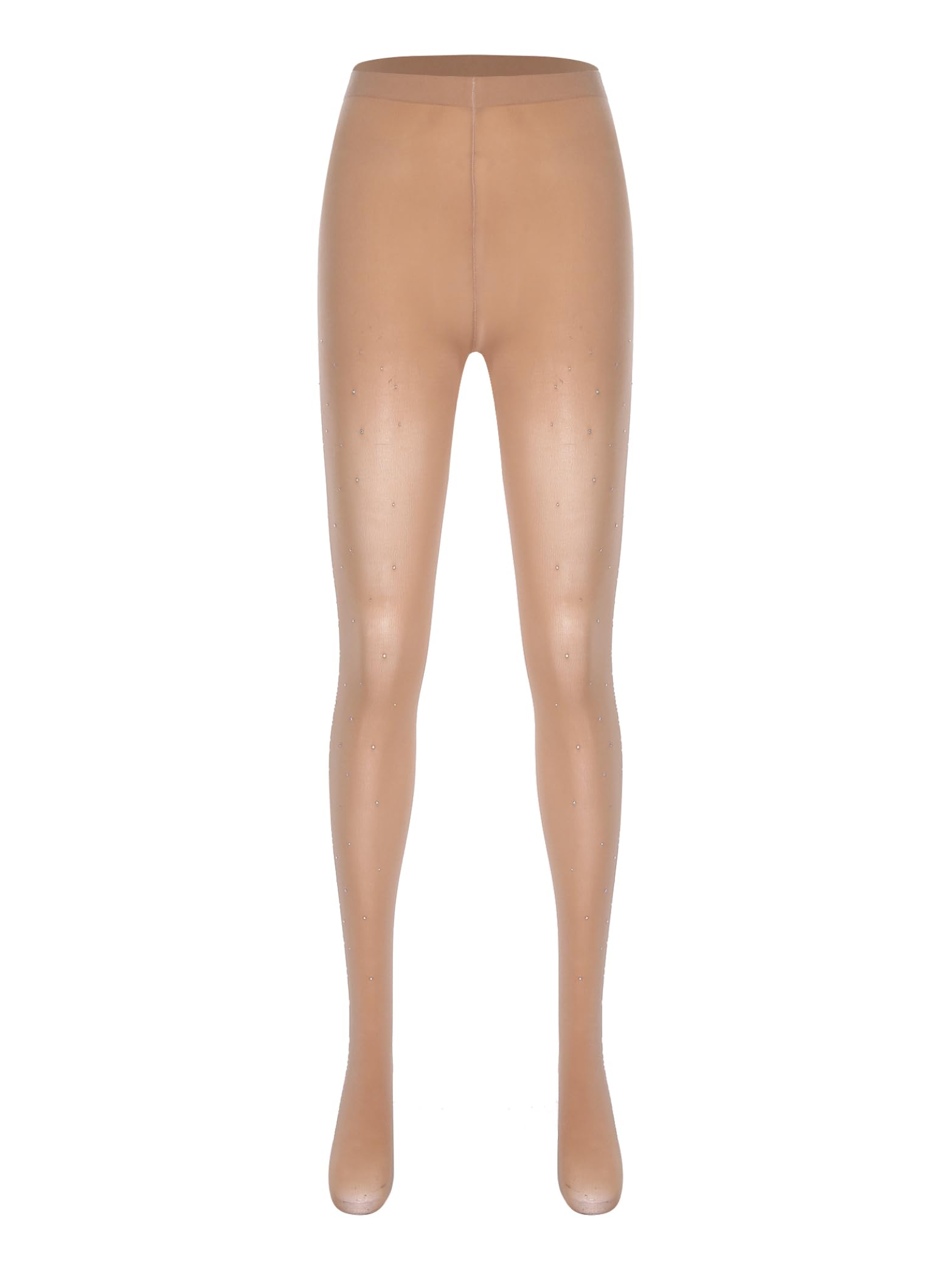 Yhong Vestido de patinaje artístico para mujer, manga larga, con medias de malla, empalme, vestido de baile, maillot con falda plisada