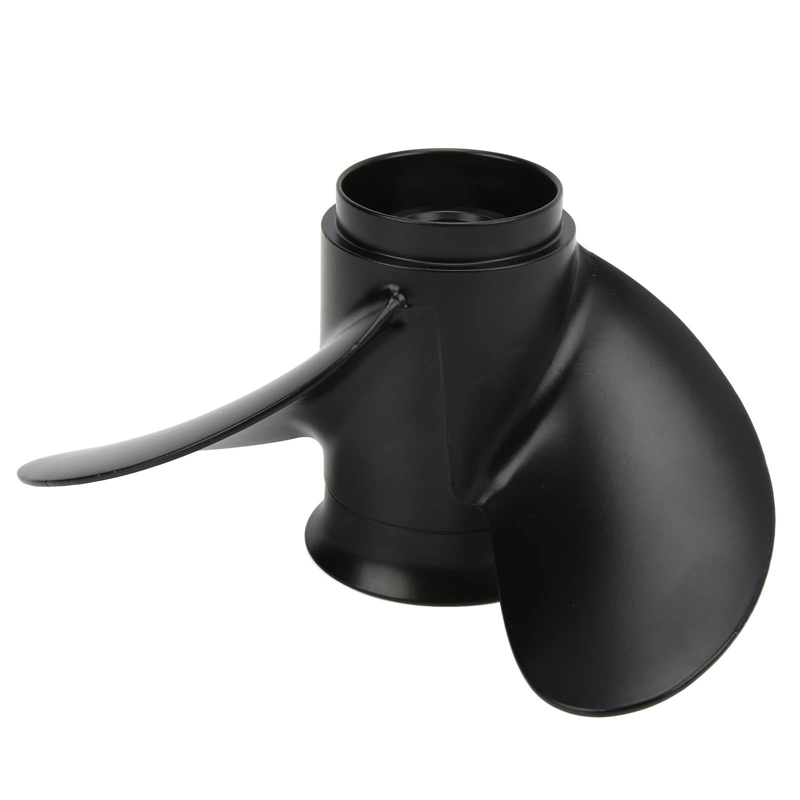 Cocoarm Außenbordpropeller Aluminiumlegierung Bootsaußenbordpropeller 8 1 2 X 8 1 2 Zoll 3 Blätter 12 Spline RH für Bis 9, PS Mariner Bis 9, PS Kleine Fischerboote