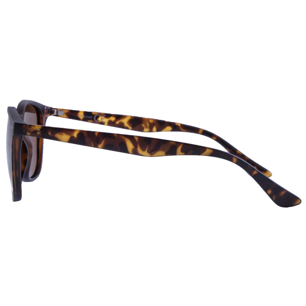 Korda Shoreditch Matt Schildpatt Sonnenbrille mit Braunen Polarisierten Gläsern, Stylische Angelbrille für Klare Sicht auf Wasseroberflächen und Fischbeobachtung