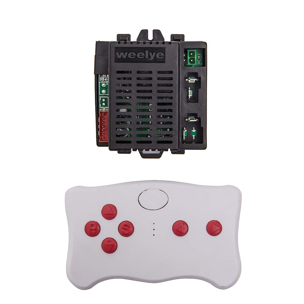 jiaruixin Wellye RX57 12V CE FC Children's Electric car 2.4G Bluetooth Control and Receiver Accessories, for Kids Ride On Toys Replacement Parts