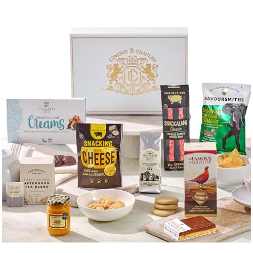Edmond & Charles Gourmet Gift Hamper, Includes Afternoon Tea, Gro...