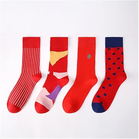 Amazon Co Jp メンズソックス 秋と冬 快適な汗吸収性綿の靴下のための赤い長い綿の靴下 Color Red Size 39 44 服 ファッション小物 Amazon Co Jp メンズソックス 秋と冬 快適な汗吸収性綿の靴下のための赤い長い綿の靴下 Color Red Size 39 44 服 ファッション小物