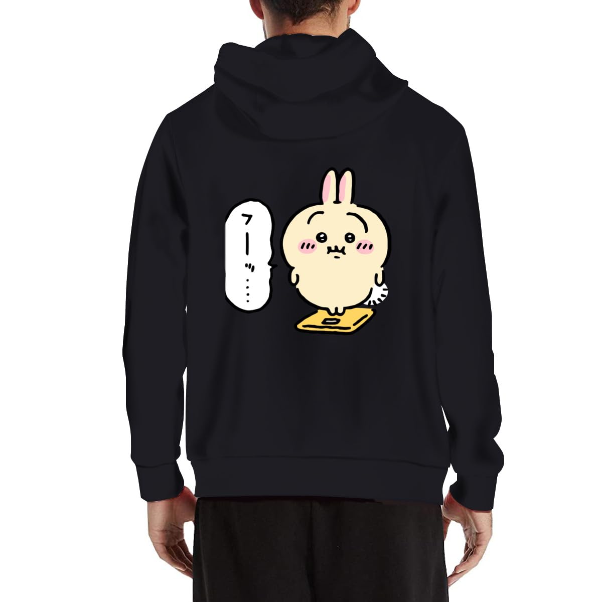 Amazon.co.jp: ちいかわ うさぎ パーカー ジップパーカー メンズ 長袖