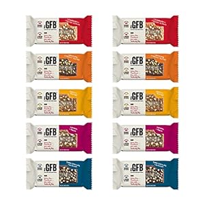 The Gluten Free Brothers – Snack Bar Variety Pack – Gluten Free Protein Bars – Non GMO, Soy Free, Dairy Free, Vegan – 2 Each of 5 Plant Based Protein Bar Flavors, 2.05 Oz (10 Count)