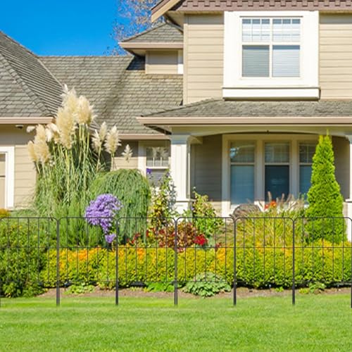 Paneles de cerca para jardín exterior y barrera metálica protectora 7