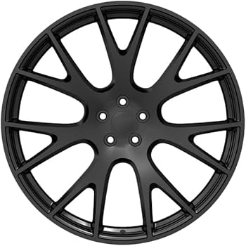 Amazon.com: OE CREATIONS PR161 Matte Black Wheel with Painted (20