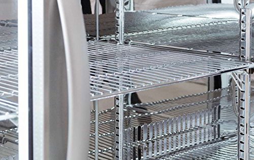 Procool Refrigeration Single Door Glass Front Stainless Steel Back Bar Cooler; 24" Wide, Counter Height Refrigerator #TOP1