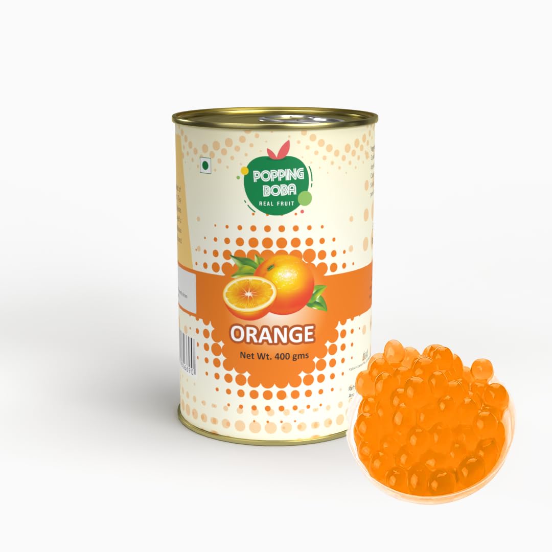 The Tea Planet Orange Popping Boba for Bubble Tea, Milkshakes, Ice Cream and Yogurt(400gm) (B0B6SLFPJP) Amazon Price History, Amazon Price Tracker