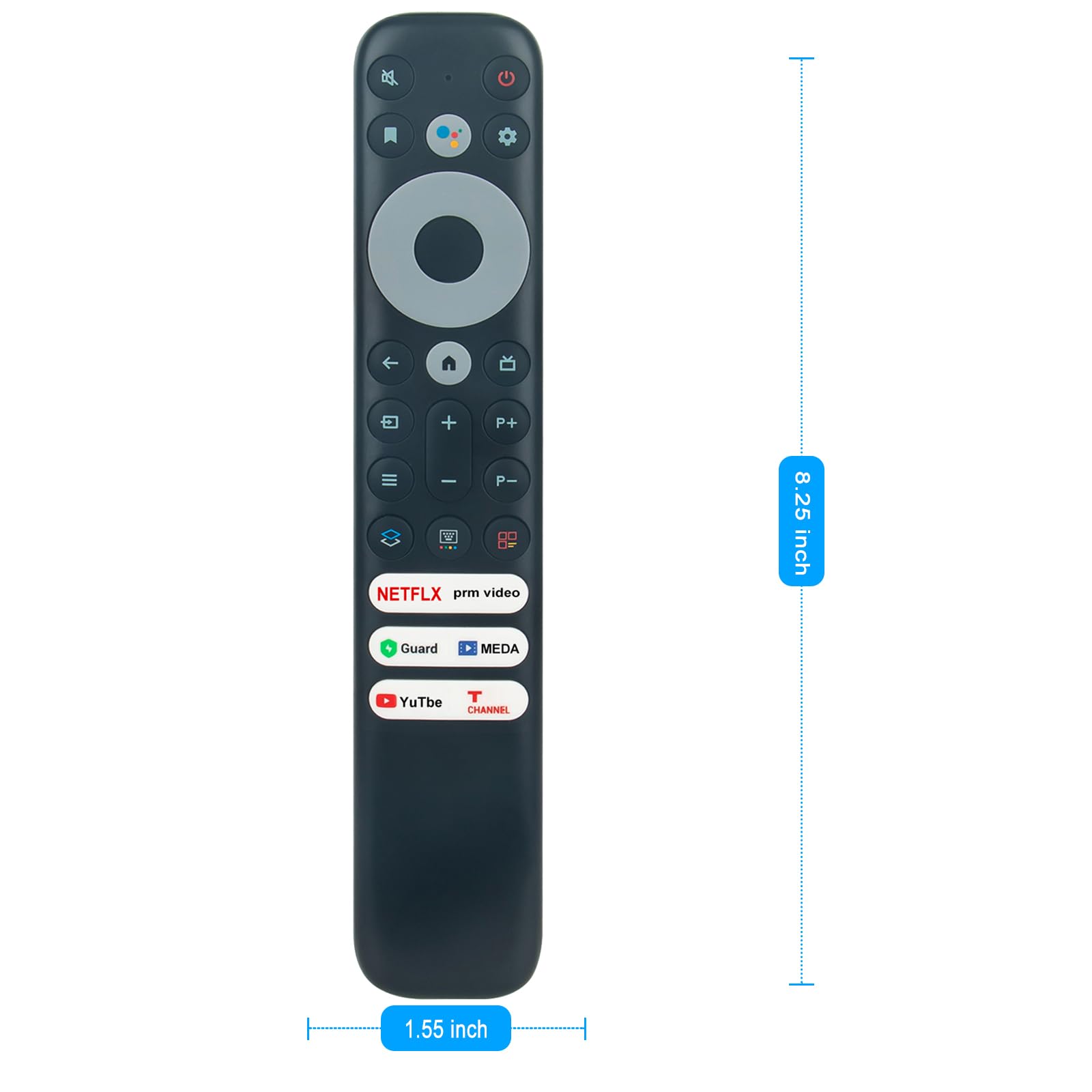 Amazon.com: Voice Replacement Remote Applicable for TCL Q5 Q6 Q7 Q
