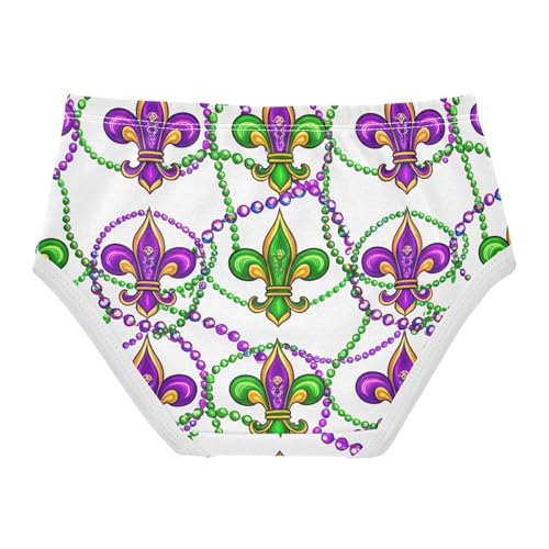 Fleur De Lis Purple Girls Underwear Toddlers 2t Cotton Cute Panties Girl Fun Kids Briefs Undies2