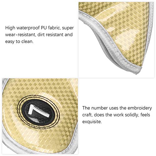 Conjunto de cabeça de golfe, cabeça de clube de golfe, PU universal para clube de golfe Golf Club He