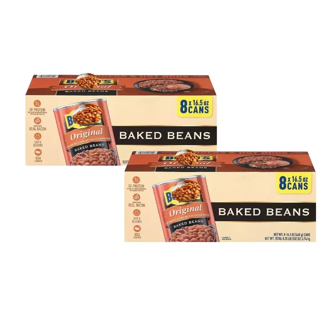 Original Baked Beans, 16.5 Ounces, Pack of 8 (8 Count (2 Pack))