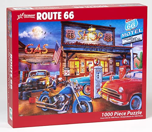 Vermont Christmas Company Route 66 Jigsaw Puzzle 1000 Piece - Image 3