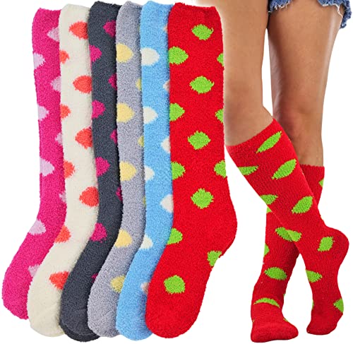 Image of ToBeInStyle Women's Pack of 6 or 12 Knee High Socks