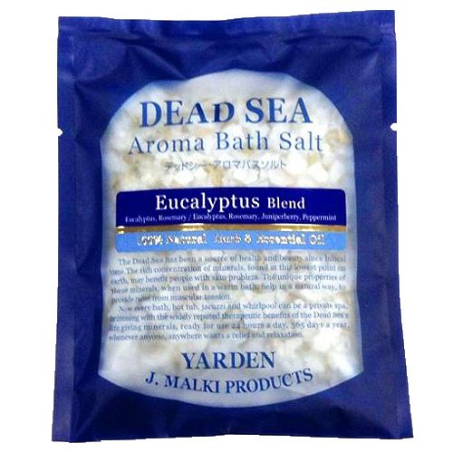 デッドシー・アロマバスソルト/ユーカリブレンド 80g 【DEAD SEA AROMA BATH SALT】死海の塩+精油+ハーブ/入浴剤(入浴用化粧品)【正規販売店】