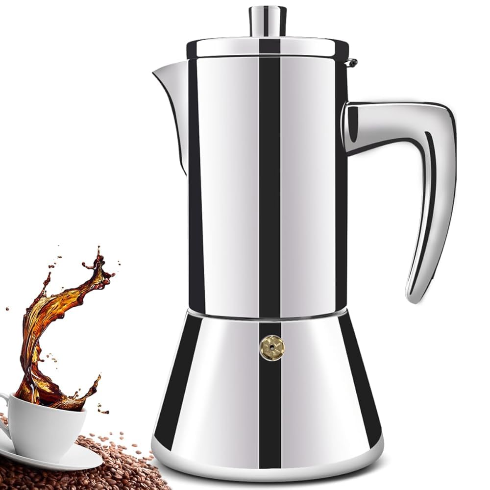 DITOSH 2 Cup 304 Stainless Steel Moka Pot