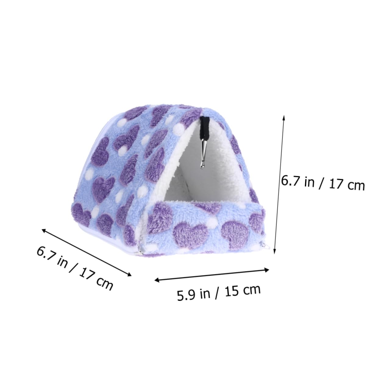 Kisangel 2stücke Detachable Hamster Winter Schlafbett Aus Warmem Baumwollmaterial Kreatives Nest Für Hamster Und Igel Abnehmbar Für Gemütliche Ruhezeiten