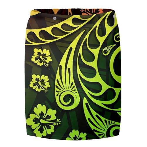 Men Swimsuit Wrap Skirt Polynesian Tribal Samoa Tapa Island Wrap Skirt Lavalava Mens Wrap with Pockets2