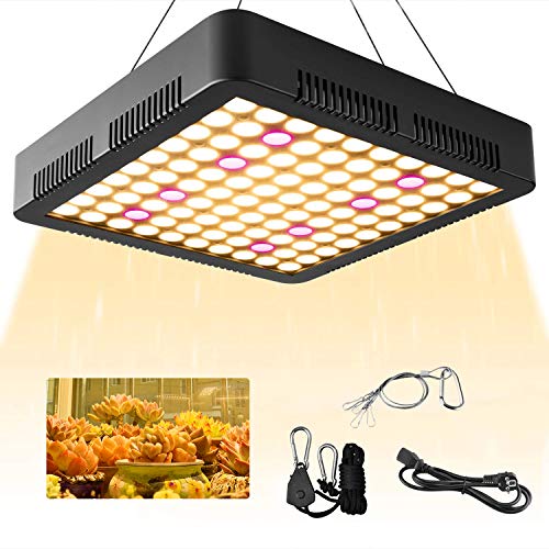 LED Grow Light 1000W, Reflector Plant Light Full Spectrum 3500K Sunlike Tri-Chips