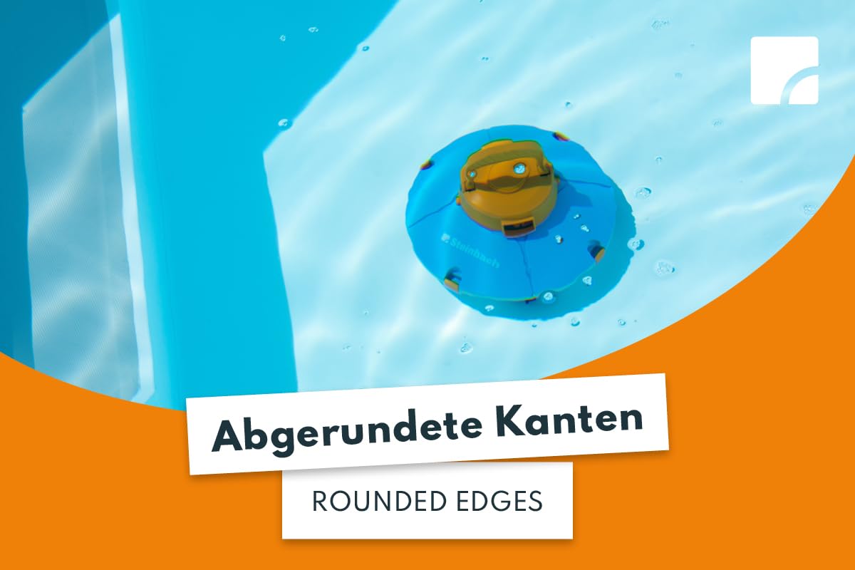 Steinbach Poolrunner Battery Basic 2.0 – 061208 – Kabelloser Bodensauger für Pools mit bis zu 10 m² Bodenfläche – Bis zu 60 Minuten Akkulaufzeit – Auch für Salzwasser geeignet