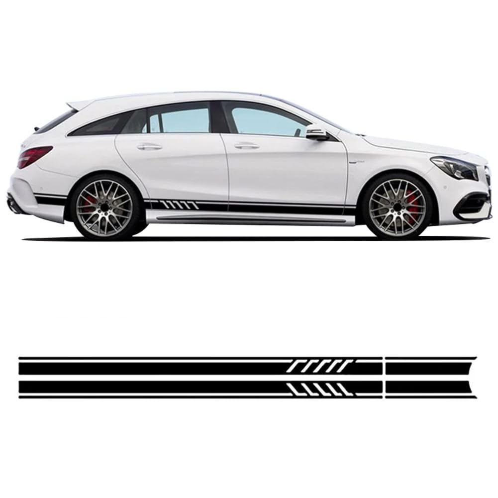 Calcomanía de Franjas Laterales, para Benz C117 X117 W117 C118 X118 CLA Clase CLA45 AMG CLA35