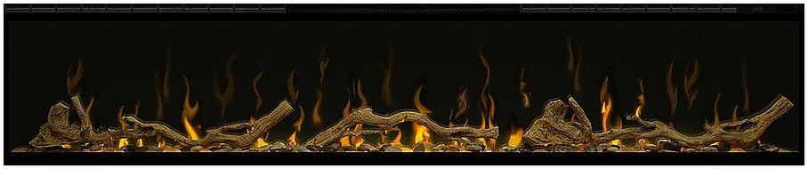 Dimplex IgniteXL 60 inch Built-in Linear Electric Fireplace with Driftwood and River Rock Accessories - Black, XLF60 & LF74DWS-KIT - Thumbnail 2