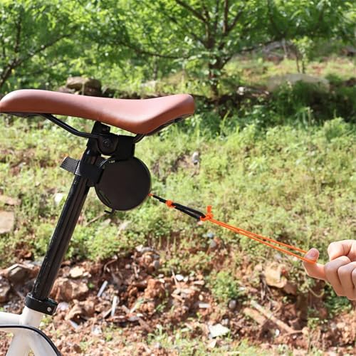 Câble de remorquage flexible pour vélo et sangle rétractable robuste