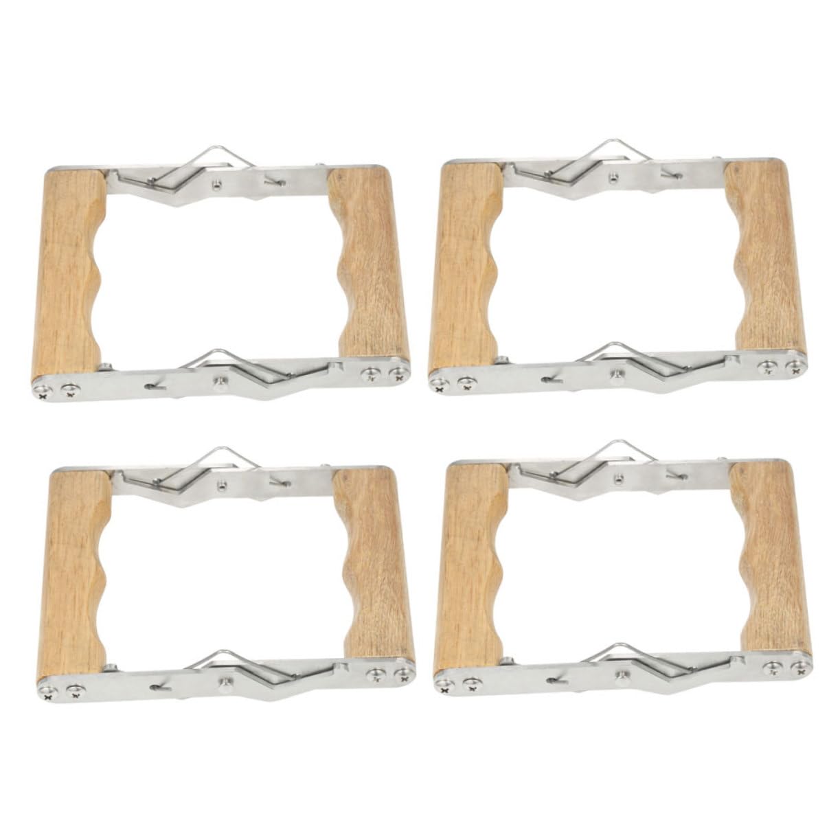 BESTonZON Strumento per Apicoltura Pinza per Telai in Legno e Acciaio Inox, Sollevatore Rapido e Delicato per Telaini da Apicoltura in Grandi Alveari Commerciali