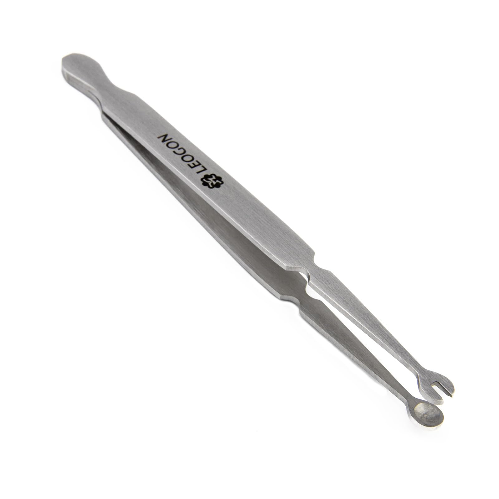 Leogon Piercing Tweezer Ball Grabber Tool | Stainless Steel Piercing Clamps Pliers for Tongue Rings, Labret, Earrings & All Piercings (4.5