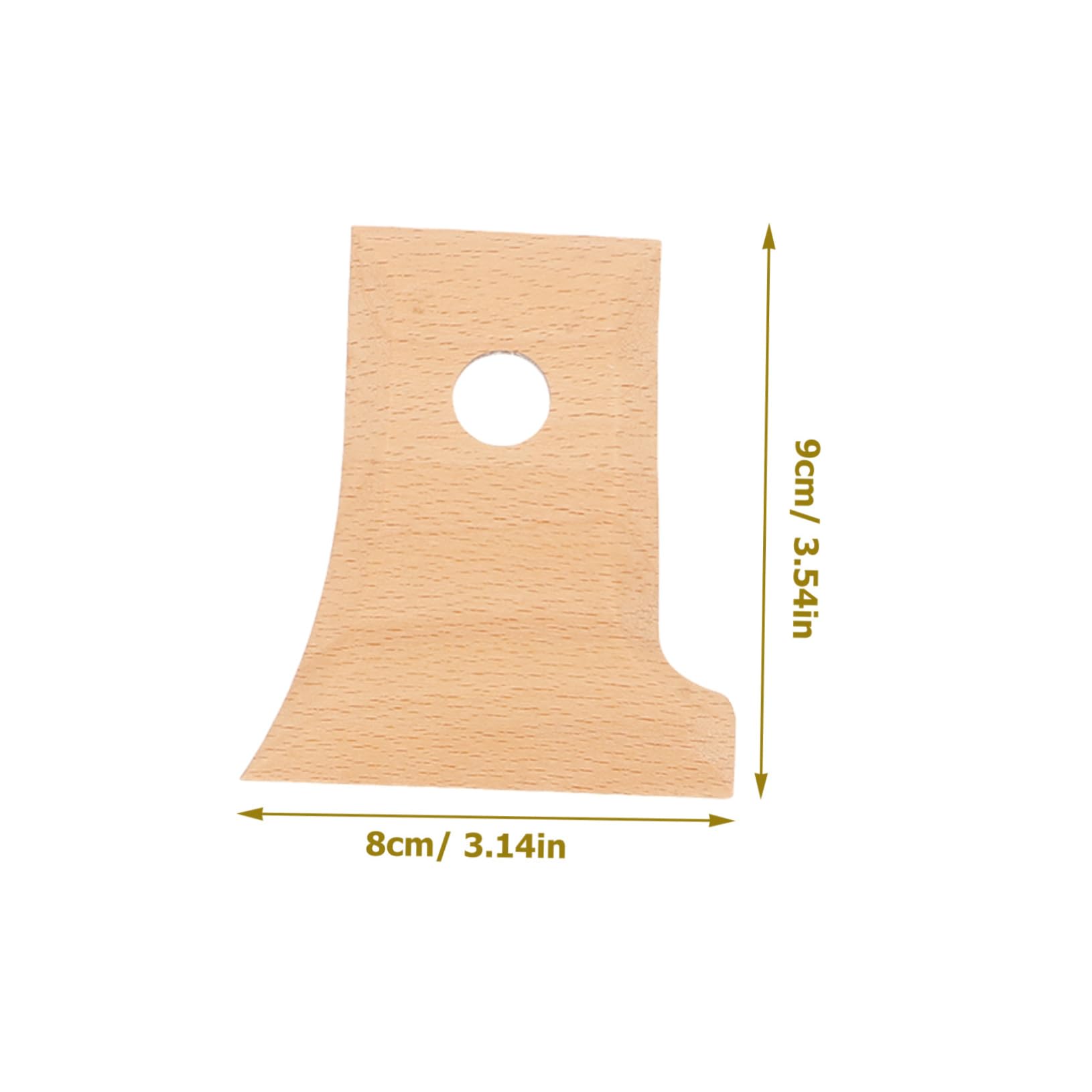 HOMSFOU 7pcs Clay Model Tool Kit Polymer Clay Tools for Jewelry Making Modelling Sculpting Clay Modeling Clay Cutting Tools Clay Sculpture Measuring Tool Clay Sculpture Tool Wooden Beige