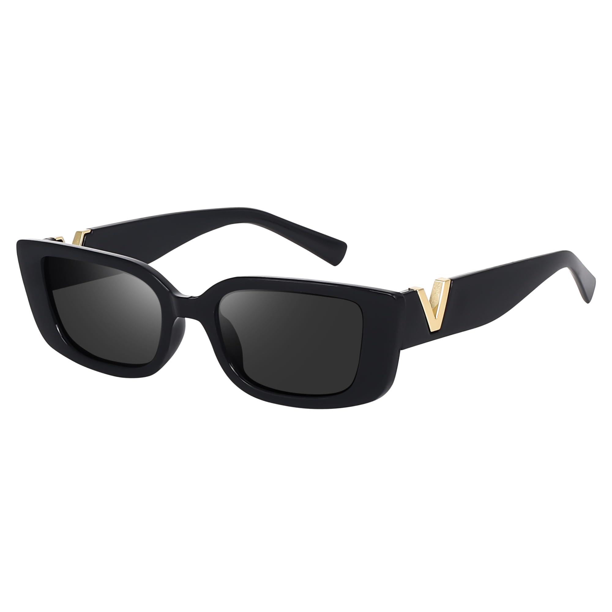 Rectangle Sunglasses for Women 90s Retro Trendy Y2K Classical Vintage Square Shades-image-10