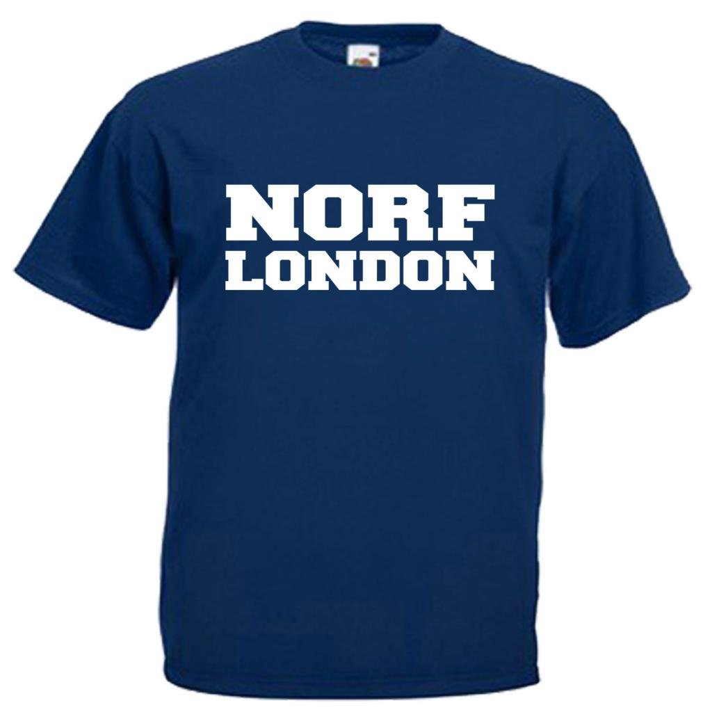 Shaniztoons Men's Deep Navy North Norf London T Shirt Xxl Navy