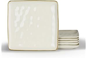 Famiware Salad Plates: Square Elegance for Your Culinary Creations