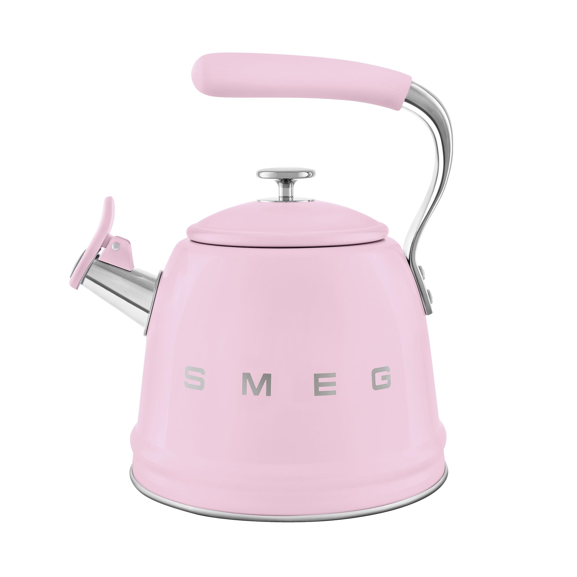SMEG WKF01PK, Whistling Kettle, Pastel Pink