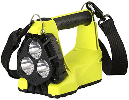 Streamlight 44307 Vulcan 180 Standard System - 120V/100V AC 12V Dc, Includes Quick Release Shoulder Strap - Yellow - Div 2, Orange - 1200 Lumens