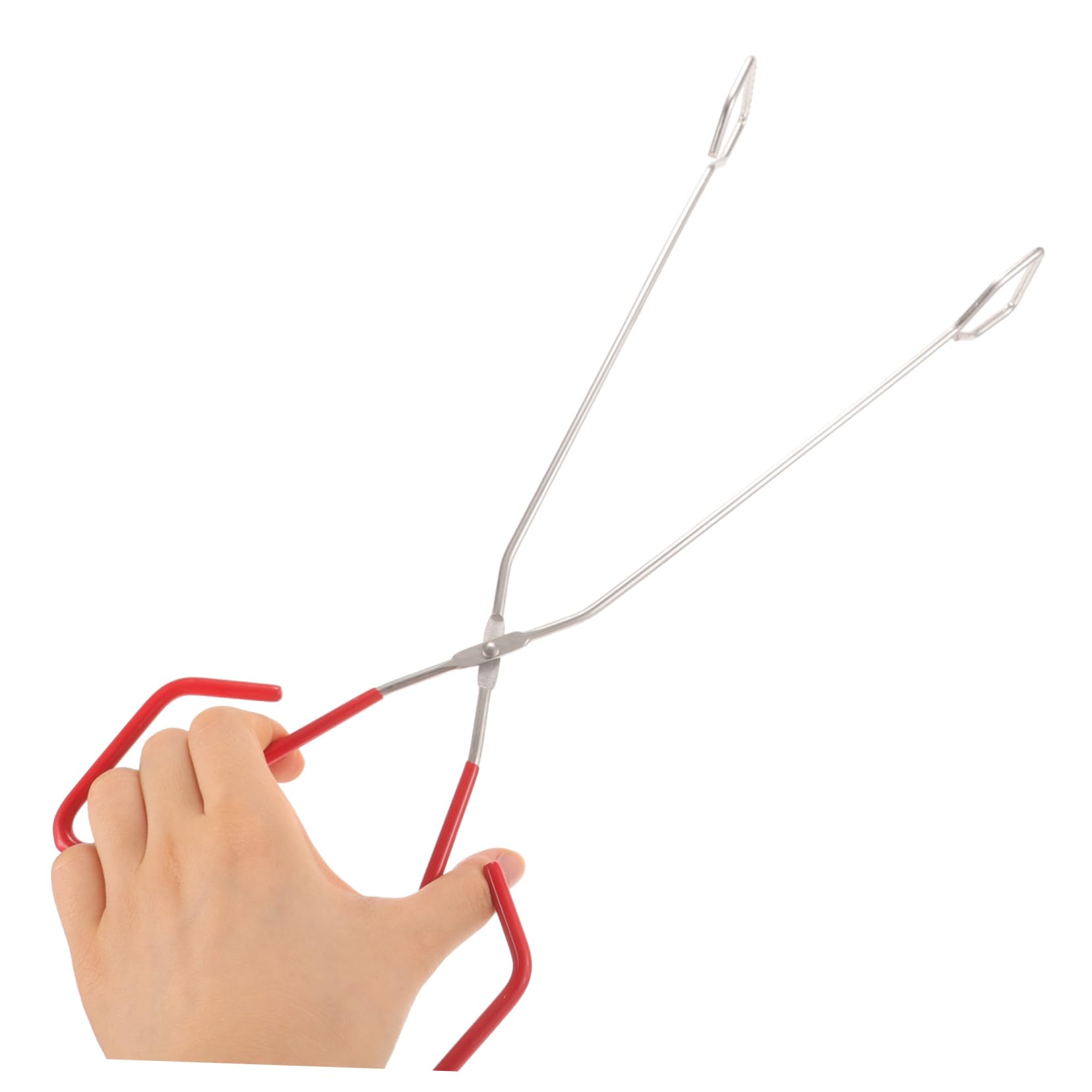 Milisten 4 Piezas Pinzas de extendidas hoyos Tenazas pozo de para acampar póker registro cámping pinzas de carbón alargadas pinzas de para pozo de Acero inoxidable
