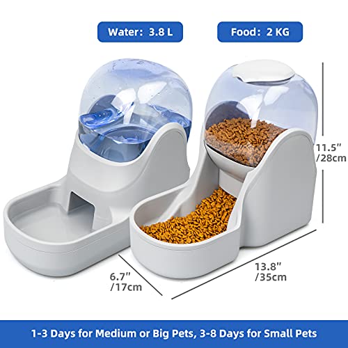 YMINA Dogs Water Dispenser Water Bowl for Dogs Automatic Cat Feeder Self Dispensing Pet Waterer Automatic Gravity Dog… - Image 2