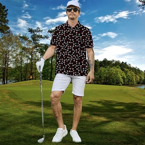 Men's Polo Shirts Short Sleeve Golf Polo Shirts Collared Tennis T-Shirt Golf Shirts for Men4