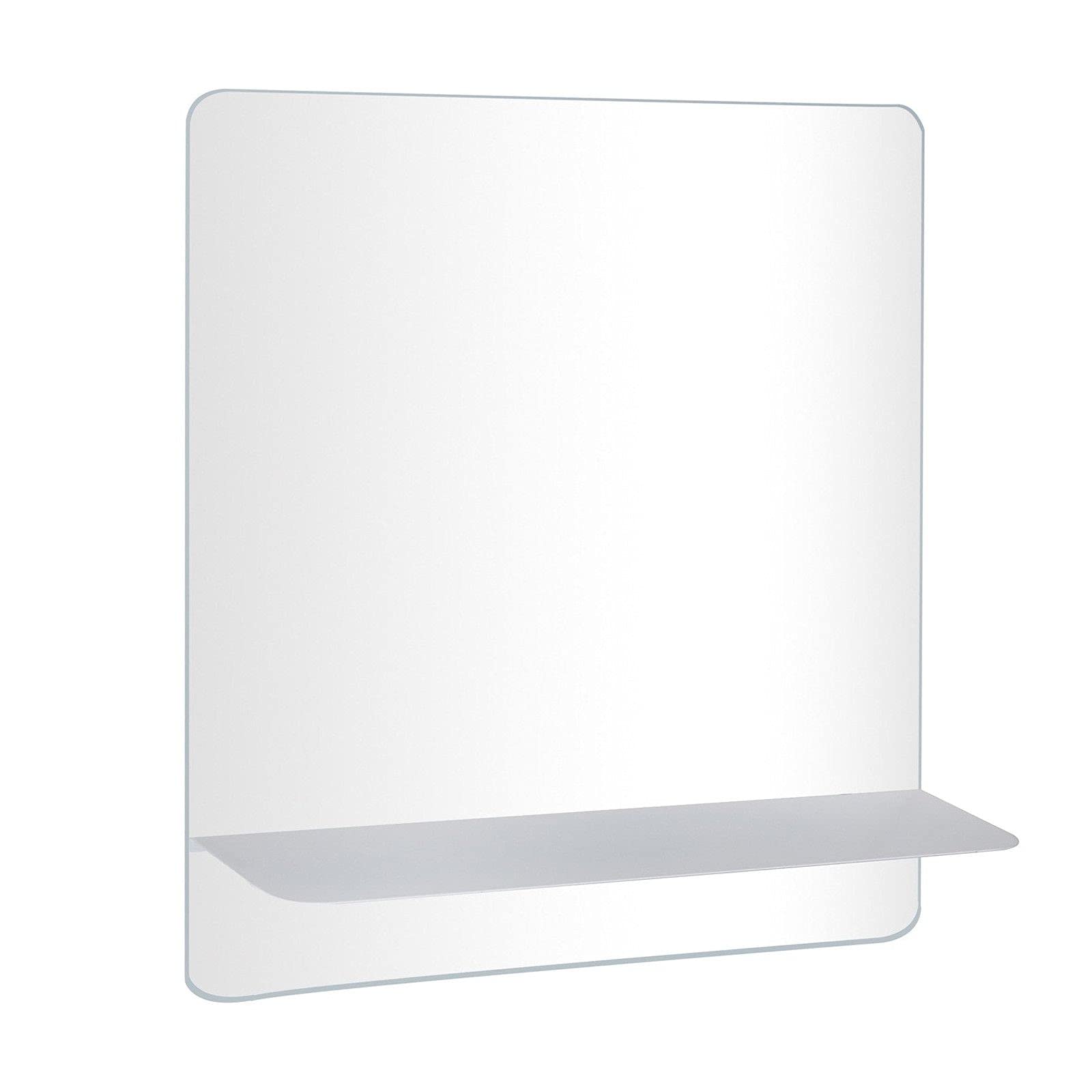 Mueble de baño Will – encimera colgante de 60 cm + lavabo + espejo + mueble cajón + escuadras
