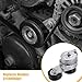 X AUTOHAUX Drive Belt Tensioner Pulley Assembly for Acura MDX RL TL for Honda Accord Odyssey Pilot Ridgeline AC Belt Tension 31170-RCA-A01 31170RCAA01 31170RV0A01