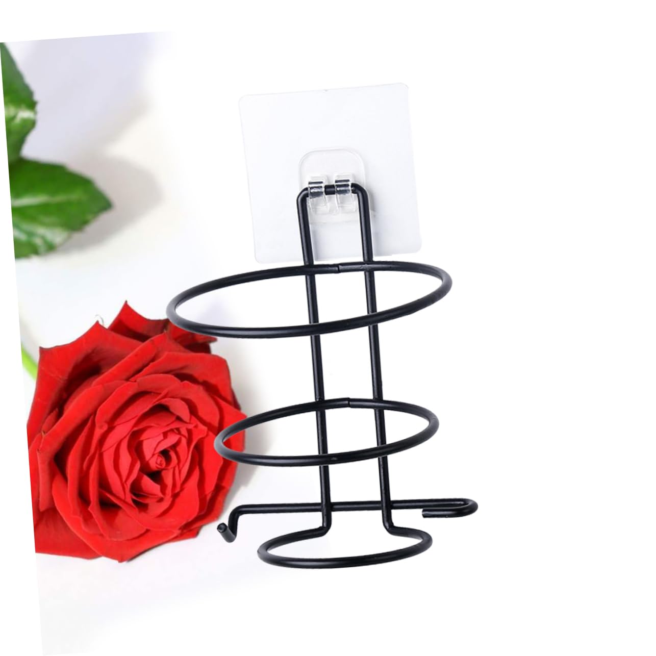 DOITOOL 3stücke Wandhalterung Für Haartrockner Fönhalter Aus Robustem Minimalistisches Design Für Badezimmer Hohe Temperaturbeständigkeit Platzsparende Aufbewahrung Schwarz