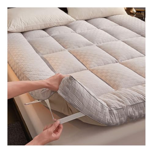 Opiniones y reviews de Estructuras para futones los mejores 10. 49 Mswborml Enrollable Colchón de Suelo Estilo Futon, Plegable Tatami Grueso Colchoneta para Dormir, Portátil Colchón Doble Individual Cálido Tumbona de Suelo Cama para...