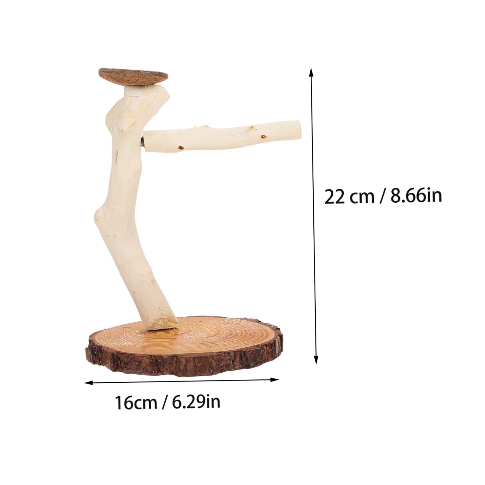 CIYODO 1Pc Bird Playstand Playground for Birds Versatile Bird Perch for Parrots Cockatiels and Budgies Encourages Balance and Coordination